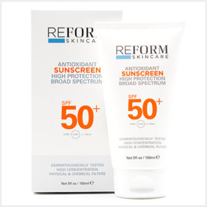 reform skincare spf 50 sunscreen